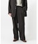 new basic　WOOL SILK LINEN TROUSER