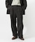 new basic　WOOL SILK LINEN TROUSER