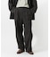 new basic　WOOL SILK LINEN TROUSER
