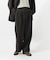 new basic　WOOL SILK LINEN TROUSER