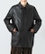 new basic　LAMB LEATHER CAR COAT