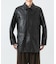 new basic　LAMB LEATHER CAR COAT