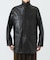 new basic　LAMB LEATHER CAR COAT
