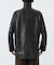 new basic　LAMB LEATHER CAR COAT