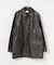 new basic　LAMB LEATHER CAR COAT
