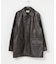 new basic　LAMB LEATHER CAR COAT
