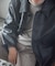 new basic　LAMB LEATHER CAR COAT