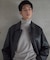 new basic　LAMB LEATHER CAR COAT