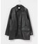 new basic　LAMB LEATHER CAR COAT