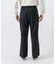 new basic　WOOL SILK WIDE SLACKS