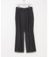 new basic　WOOL SILK WIDE SLACKS