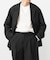 new basic　WOOL LINEN SINGLE JACKET