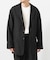 new basic　WOOL LINEN SINGLE JACKET