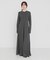new basic　WASHABLE WOOL LONG-SLEEVE ONE-PIECE