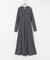 new basic　WASHABLE WOOL LONG-SLEEVE ONE-PIECE