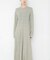 new basic　WASHABLE WOOL LONG-SLEEVE ONE-PIECE