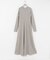 new basic　WASHABLE WOOL LONG-SLEEVE ONE-PIECE