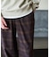 『別注』PENDLETON×DOORS　PLAID EASY PANTS 26AW