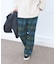 『別注』PENDLETON×DOORS　PLAID EASY PANTS 26AW