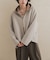 ウールリバーZIPノーカラーコート 26AW