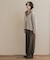 ウールリバーZIPノーカラーコート 26AW