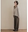 ウールリバーZIPノーカラーコート 26AW