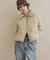 『一部WEB限定カラー』グリーンダウン撥水ZIPショートブルゾン 26AW