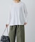 ハイツイストコットン長袖Tシャツ