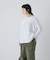 ハイツイストコットン長袖Tシャツ