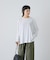 ハイツイストコットン長袖Tシャツ