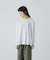 ハイツイストコットン長袖Tシャツ