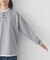 ワッフルレイヤードロングスリーブTシャツ