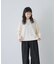 『手洗い可』ドライコットンボートネックニット