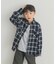 『150サイズあり』ネルチェックオーバーサイズシャツ(KIDS)