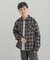 『150サイズあり』ネルチェックオーバーサイズシャツ(KIDS)