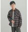『150サイズあり』ネルチェックオーバーサイズシャツ(KIDS)