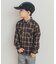 『150サイズあり』ネルチェックオーバーサイズシャツ(KIDS)
