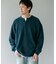 『WEB限定』ウール混もちもちヘンリーネックニット