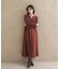 『WEB限定』キーネックドッキングワンピース