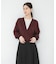 ウールブレンドレイヤードデザインニット