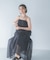 MARILYN MOON　SHEER TIERED DRESS