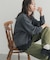 ダブルフェイス裾レースプルオーバー 26AW