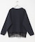 ダブルフェイス裾レースプルオーバー 26AW