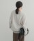 ダブルフェイス裾レースプルオーバー 26AW