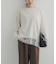 ダブルフェイス裾レースプルオーバー 26AW