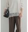 ダブルフェイス裾レースプルオーバー 26AW
