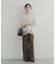 ダブルフェイス裾レースプルオーバー 26AW