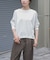 コットンバックタック長袖プルオーバー 26AW