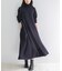 『WEB／一部店舗限定』タートルネックデザインスリーブワンピース