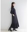 『WEB／一部店舗限定』タートルネックデザインスリーブワンピース